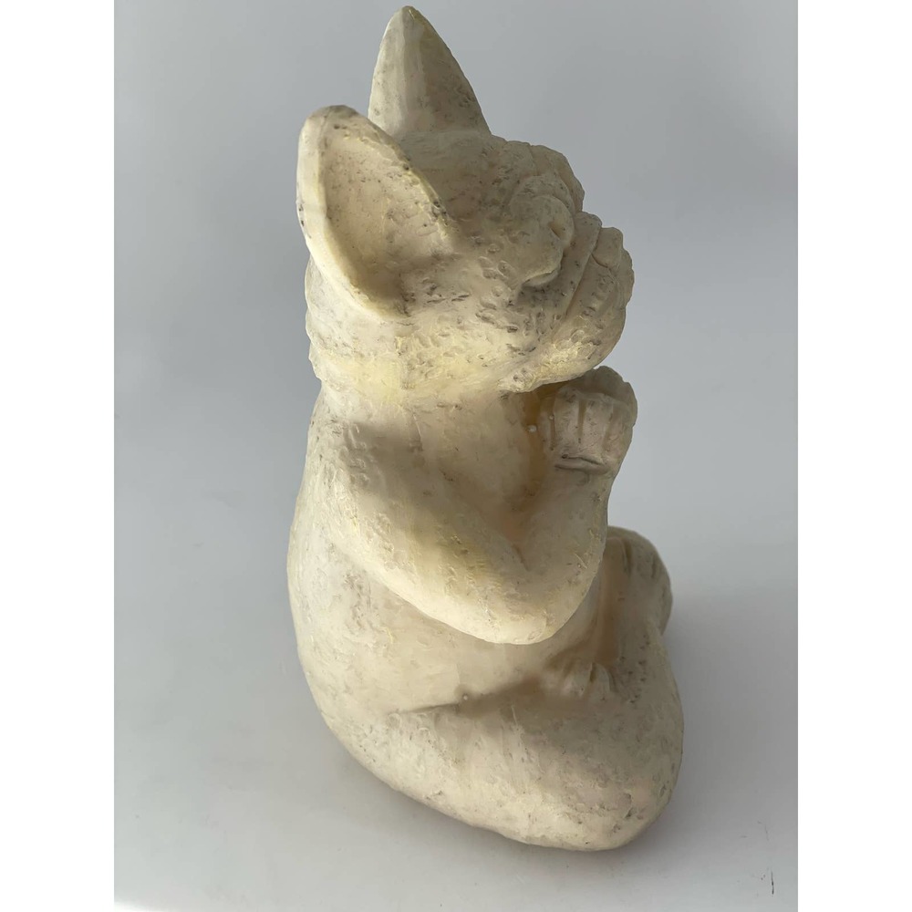 Meditating French Bulldog Statue Ornament Resin Buddha Zen Dog Home Garden Decor - Picture 7 of 8